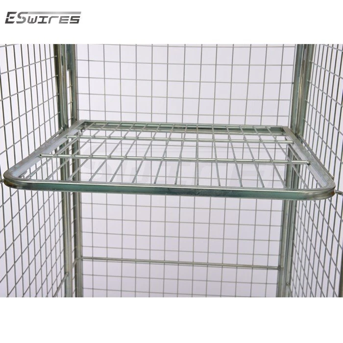 4 sided cage trolley shelf