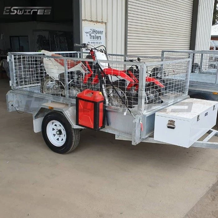 Single Axle Caged Trailer